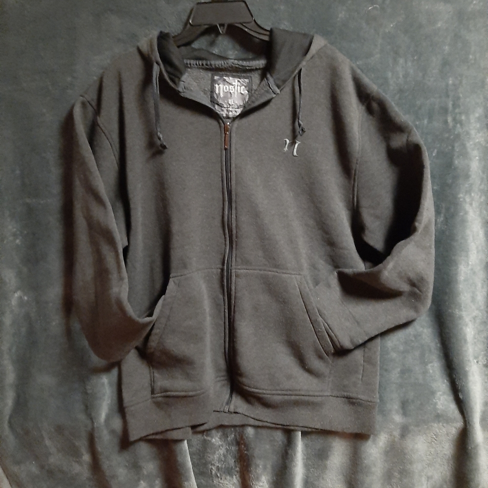 Black Zip-Up Hoodie